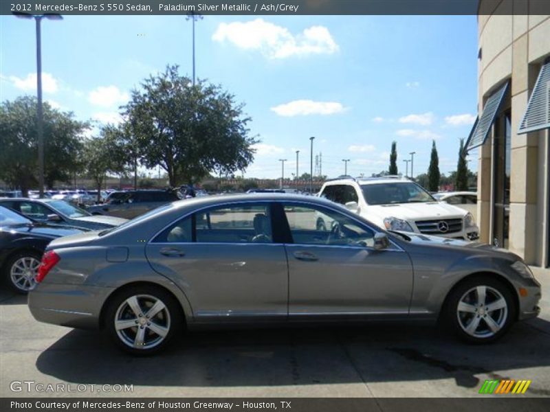 Paladium Silver Metallic / Ash/Grey 2012 Mercedes-Benz S 550 Sedan