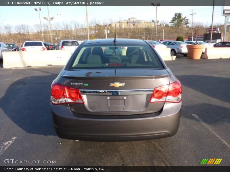 Taupe Gray Metallic / Jet Black 2011 Chevrolet Cruze ECO