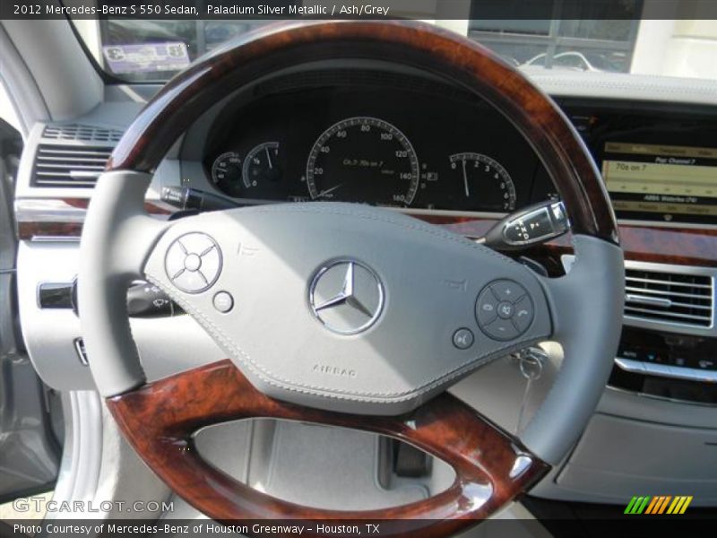 Paladium Silver Metallic / Ash/Grey 2012 Mercedes-Benz S 550 Sedan