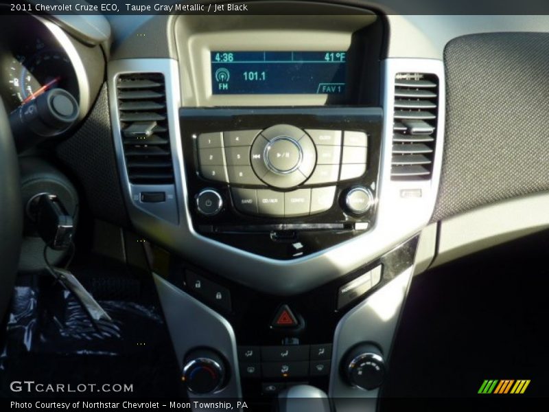 Taupe Gray Metallic / Jet Black 2011 Chevrolet Cruze ECO