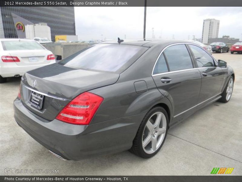 Designo Graphite Metallic / Black 2012 Mercedes-Benz S 550 Sedan