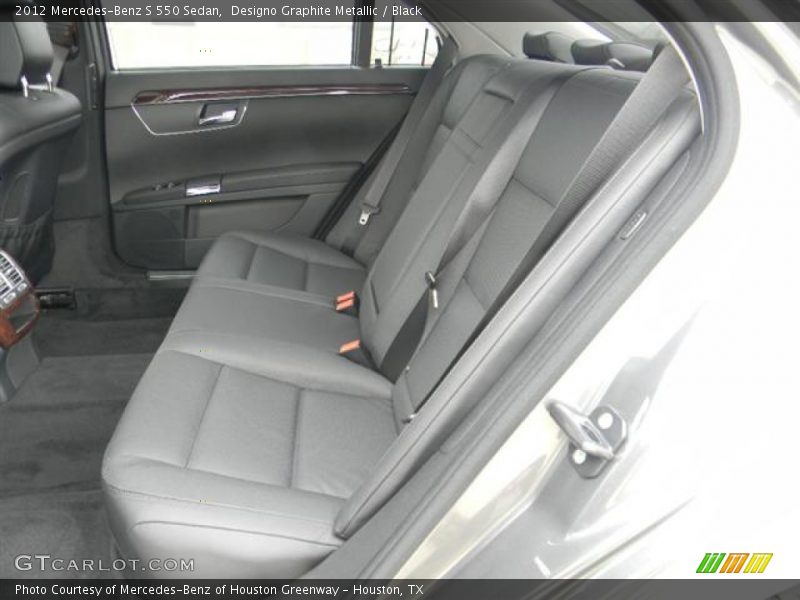 Designo Graphite Metallic / Black 2012 Mercedes-Benz S 550 Sedan