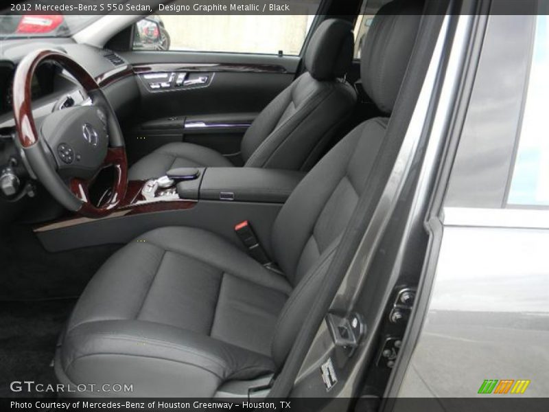  2012 S 550 Sedan Black Interior