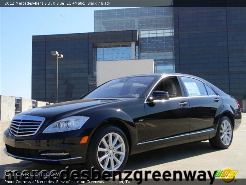 Black / Black 2012 Mercedes-Benz S 350 BlueTEC 4Matic