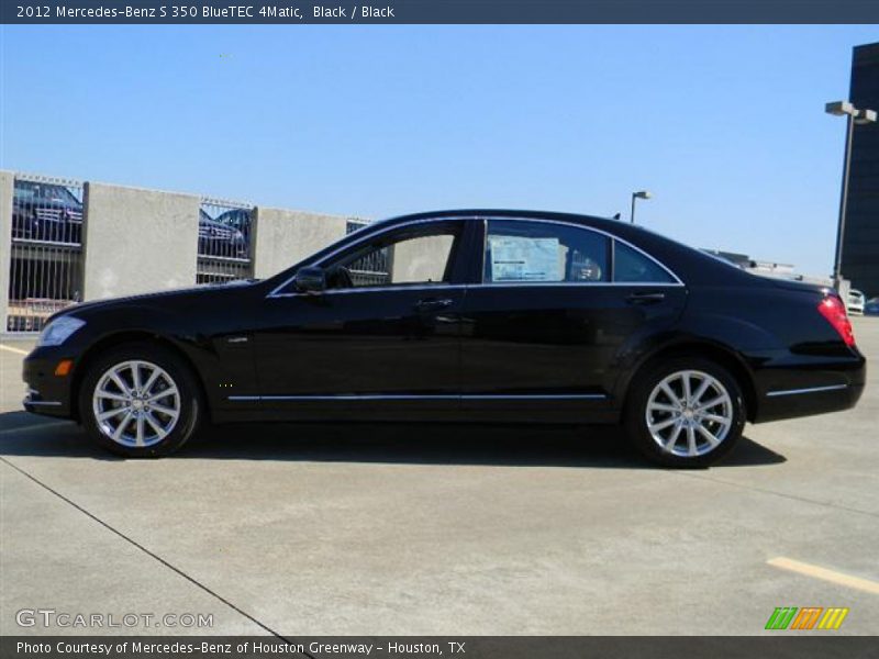 Black / Black 2012 Mercedes-Benz S 350 BlueTEC 4Matic