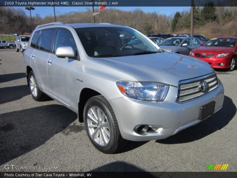 Classic Silver Metallic / Ash 2009 Toyota Highlander Hybrid 4WD