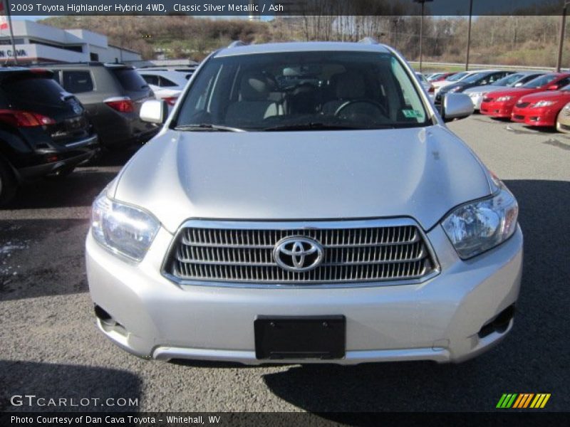 Classic Silver Metallic / Ash 2009 Toyota Highlander Hybrid 4WD