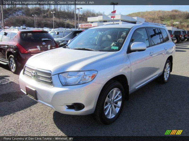 Classic Silver Metallic / Ash 2009 Toyota Highlander Hybrid 4WD