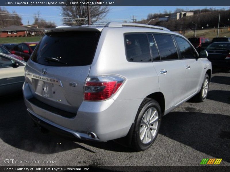Classic Silver Metallic / Ash 2009 Toyota Highlander Hybrid 4WD