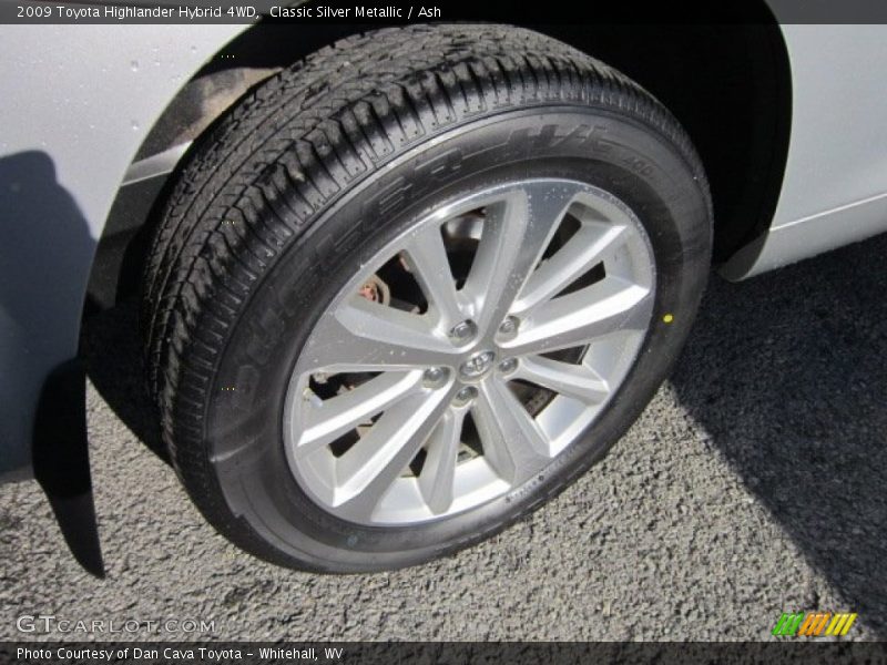 Classic Silver Metallic / Ash 2009 Toyota Highlander Hybrid 4WD