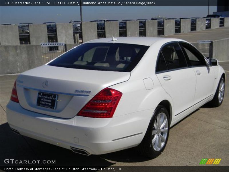 Diamond White Metallic / Sahara Beige/Black 2012 Mercedes-Benz S 350 BlueTEC 4Matic