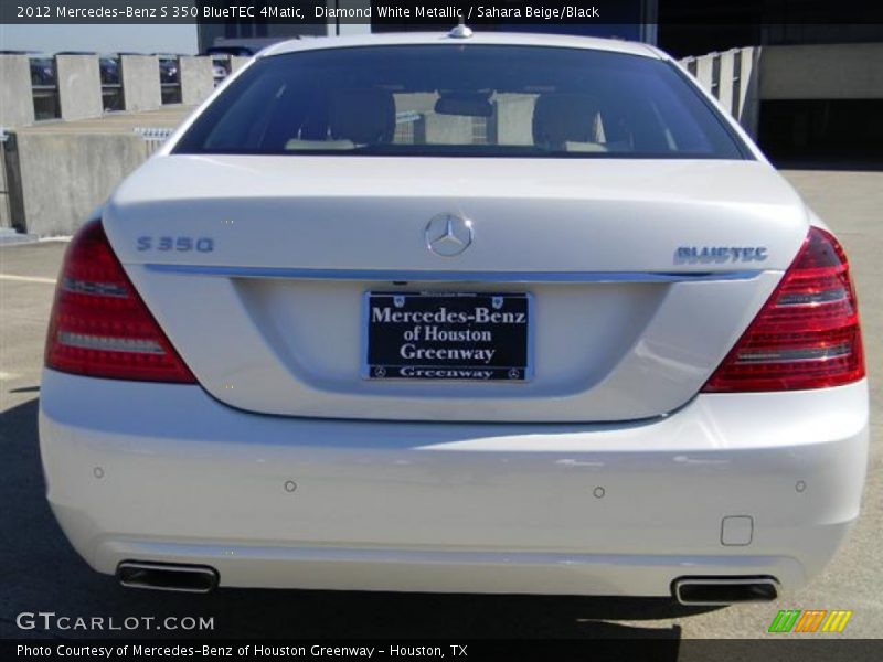Diamond White Metallic / Sahara Beige/Black 2012 Mercedes-Benz S 350 BlueTEC 4Matic