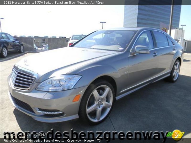 Paladium Silver Metallic / Ash/Grey 2012 Mercedes-Benz S 550 Sedan