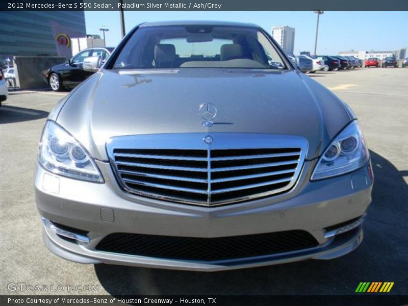Paladium Silver Metallic / Ash/Grey 2012 Mercedes-Benz S 550 Sedan