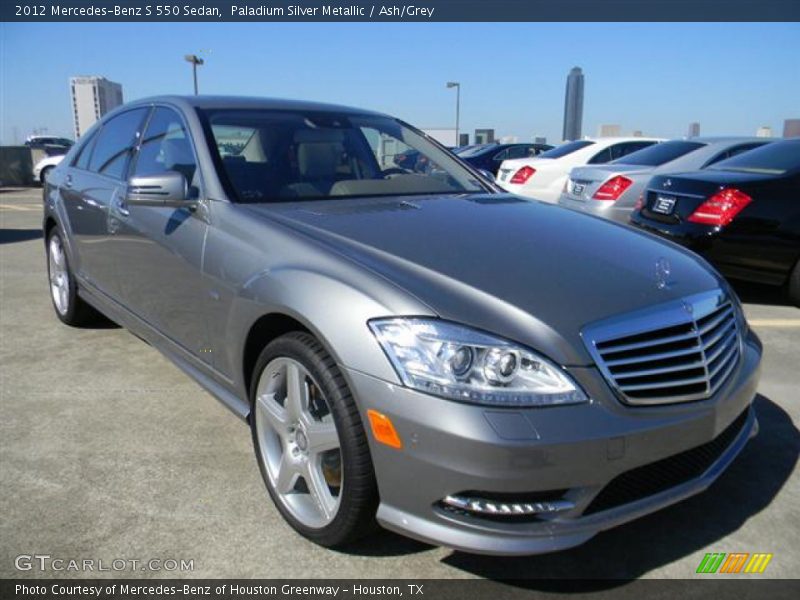 Paladium Silver Metallic / Ash/Grey 2012 Mercedes-Benz S 550 Sedan