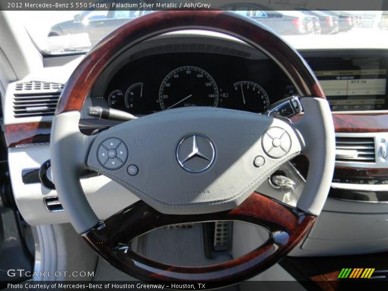 Paladium Silver Metallic / Ash/Grey 2012 Mercedes-Benz S 550 Sedan