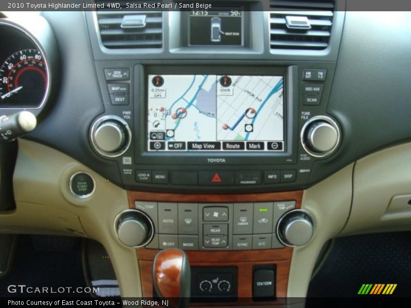Salsa Red Pearl / Sand Beige 2010 Toyota Highlander Limited 4WD