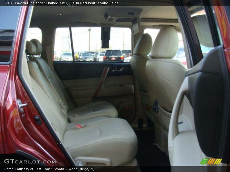 Salsa Red Pearl / Sand Beige 2010 Toyota Highlander Limited 4WD