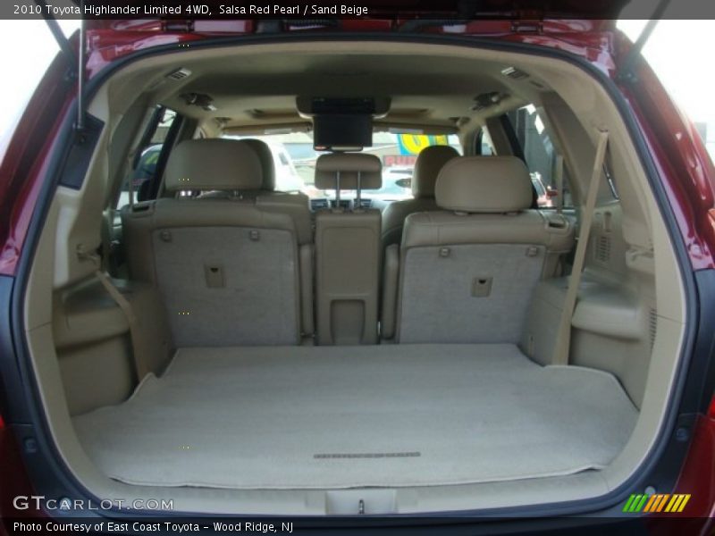 Salsa Red Pearl / Sand Beige 2010 Toyota Highlander Limited 4WD