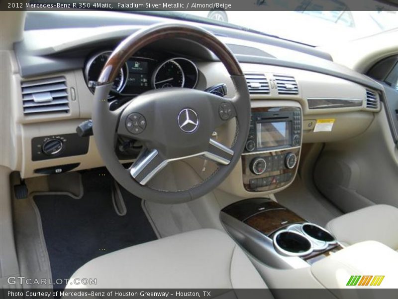 Paladium Silver Metallic / Almond/Beige 2012 Mercedes-Benz R 350 4Matic