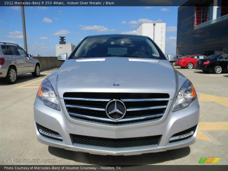 Iridium Silver Metallic / Black 2012 Mercedes-Benz R 350 4Matic