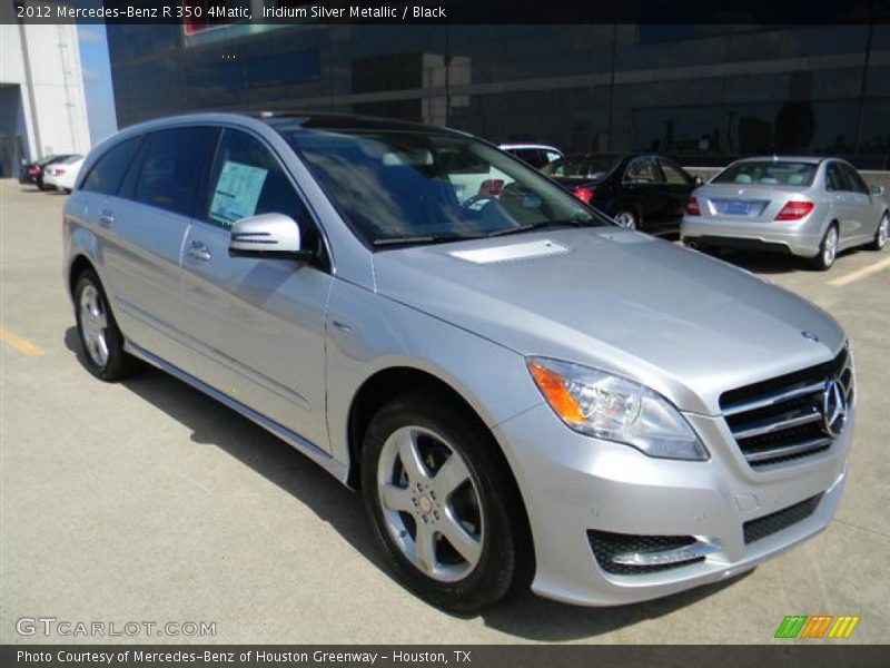 Iridium Silver Metallic / Black 2012 Mercedes-Benz R 350 4Matic