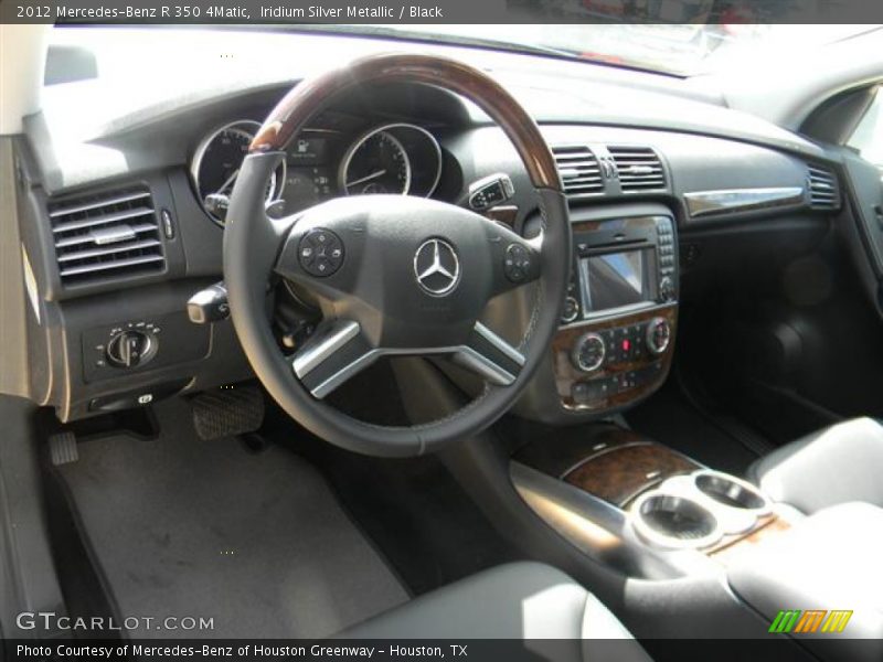 Iridium Silver Metallic / Black 2012 Mercedes-Benz R 350 4Matic