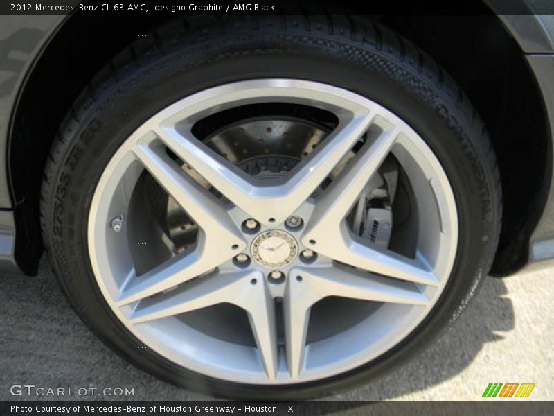 AMG 18" Twin 5 Spoke Alloy - 2012 Mercedes-Benz CL 63 AMG
