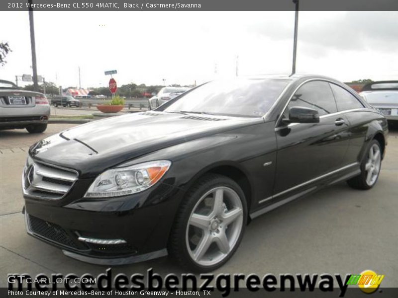 Black / Cashmere/Savanna 2012 Mercedes-Benz CL 550 4MATIC