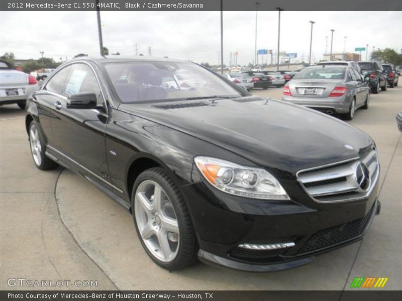 Black / Cashmere/Savanna 2012 Mercedes-Benz CL 550 4MATIC