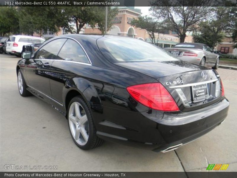 Black / Cashmere/Savanna 2012 Mercedes-Benz CL 550 4MATIC