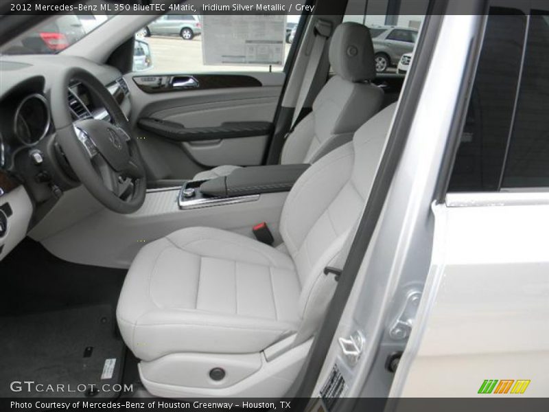  2012 ML 350 BlueTEC 4Matic Grey Interior