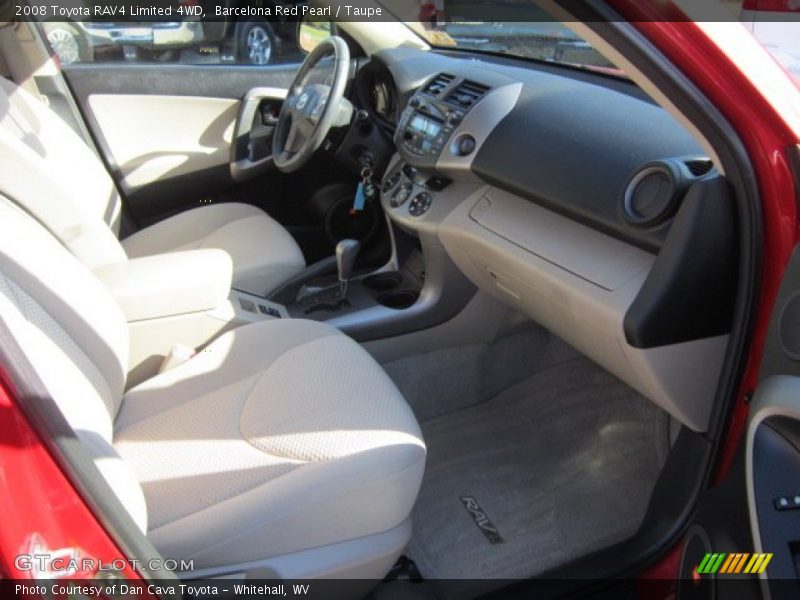 Barcelona Red Pearl / Taupe 2008 Toyota RAV4 Limited 4WD