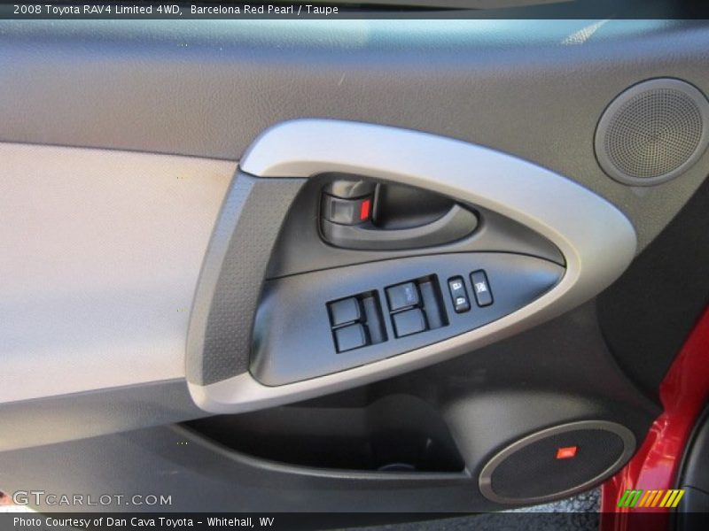 Barcelona Red Pearl / Taupe 2008 Toyota RAV4 Limited 4WD