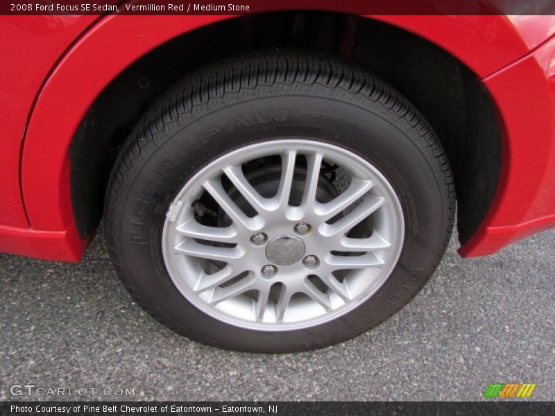 Vermillion Red / Medium Stone 2008 Ford Focus SE Sedan