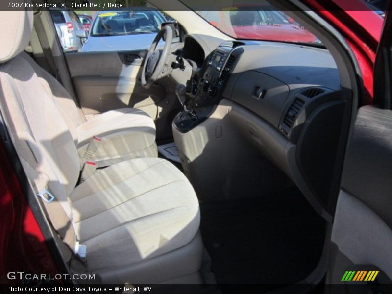 Claret Red / Beige 2007 Kia Sedona LX