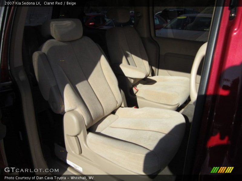 Claret Red / Beige 2007 Kia Sedona LX