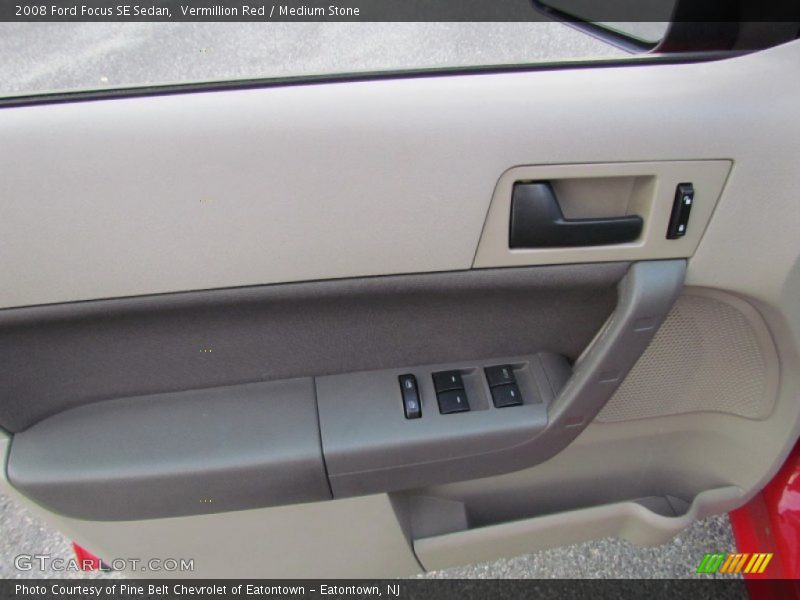 Vermillion Red / Medium Stone 2008 Ford Focus SE Sedan