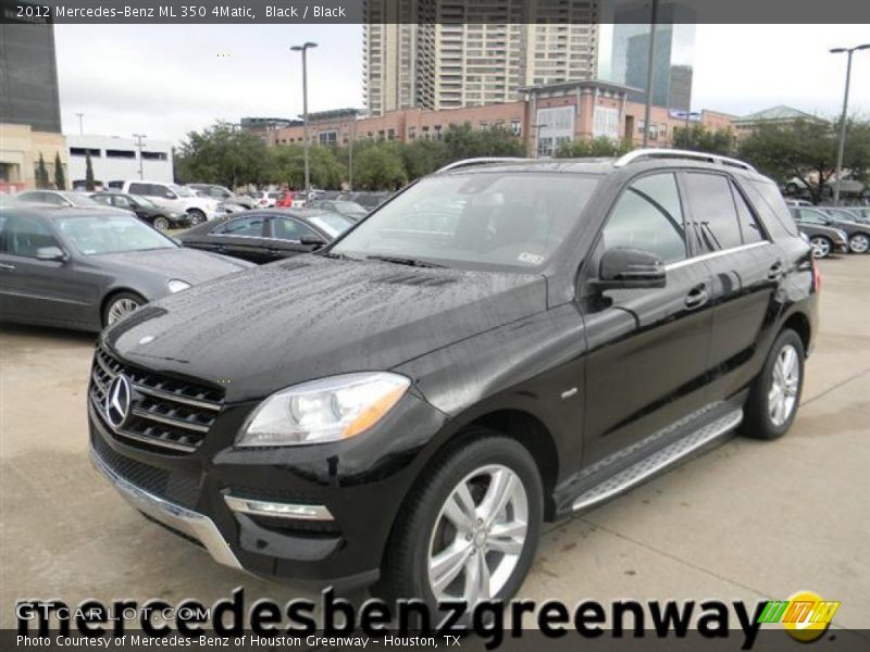 Black / Black 2012 Mercedes-Benz ML 350 4Matic