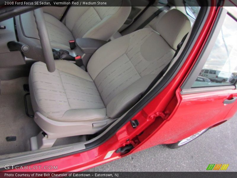 Vermillion Red / Medium Stone 2008 Ford Focus SE Sedan
