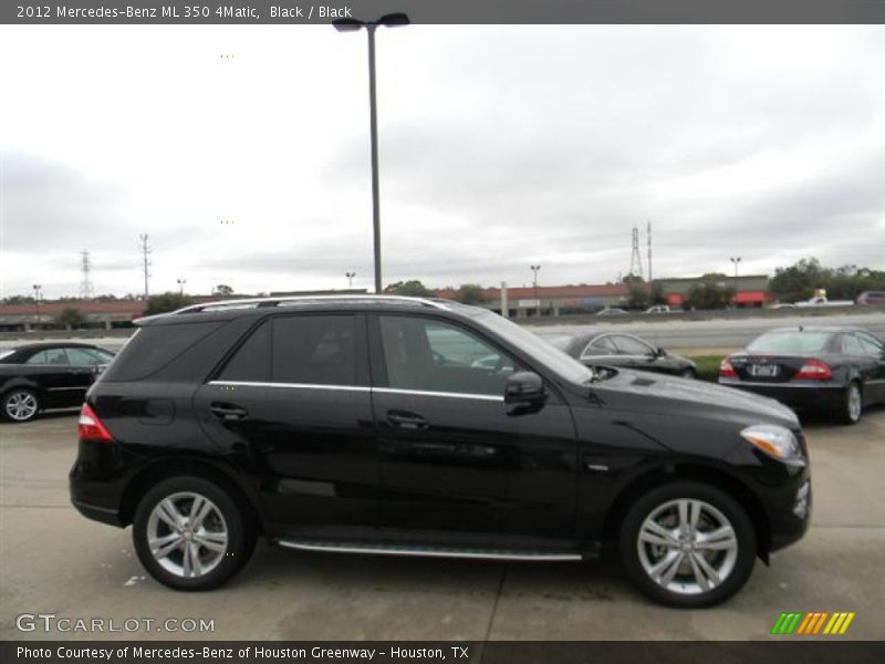 Black / Black 2012 Mercedes-Benz ML 350 4Matic