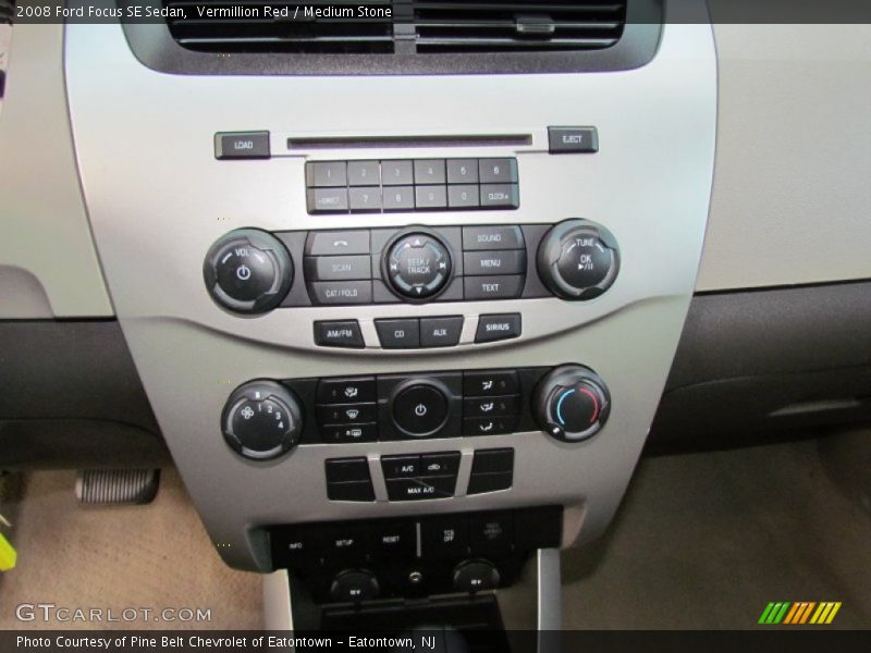 Vermillion Red / Medium Stone 2008 Ford Focus SE Sedan