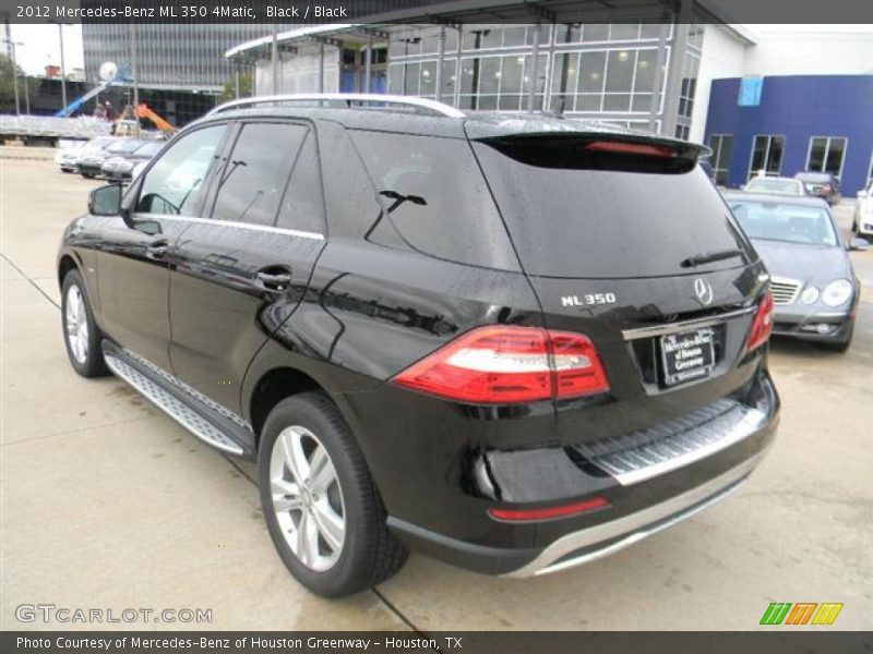 Black / Black 2012 Mercedes-Benz ML 350 4Matic