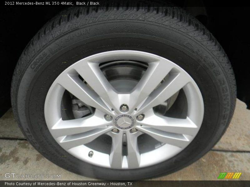 Black / Black 2012 Mercedes-Benz ML 350 4Matic