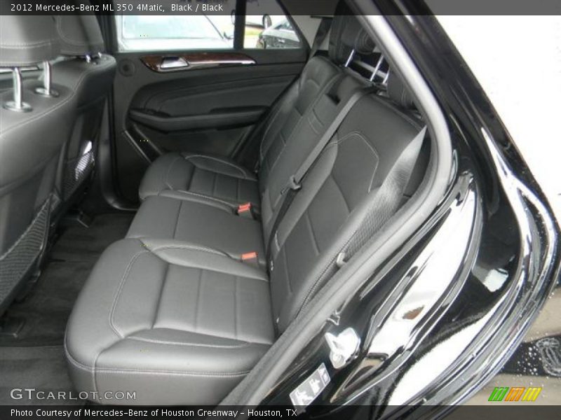 Black / Black 2012 Mercedes-Benz ML 350 4Matic