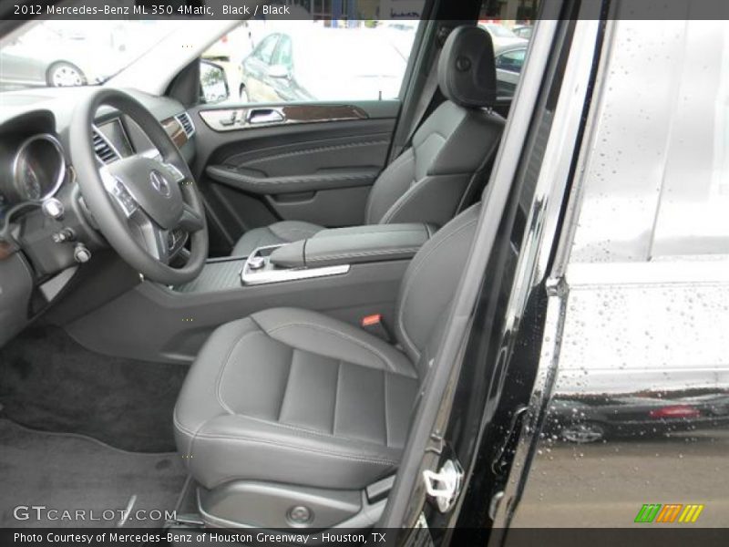 Black / Black 2012 Mercedes-Benz ML 350 4Matic
