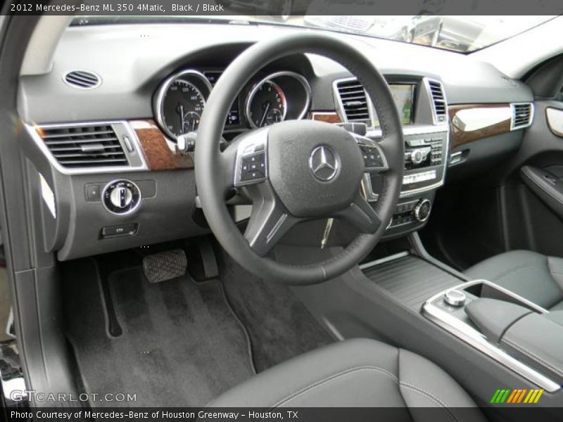 Black / Black 2012 Mercedes-Benz ML 350 4Matic