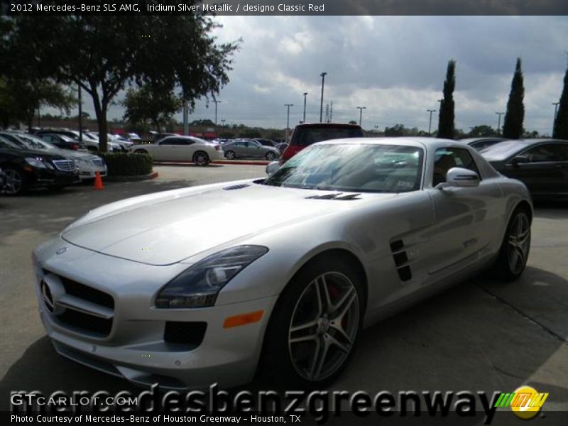 Iridium Silver Metallic / designo Classic Red 2012 Mercedes-Benz SLS AMG