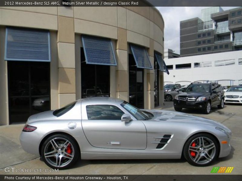 Iridium Silver Metallic / designo Classic Red 2012 Mercedes-Benz SLS AMG