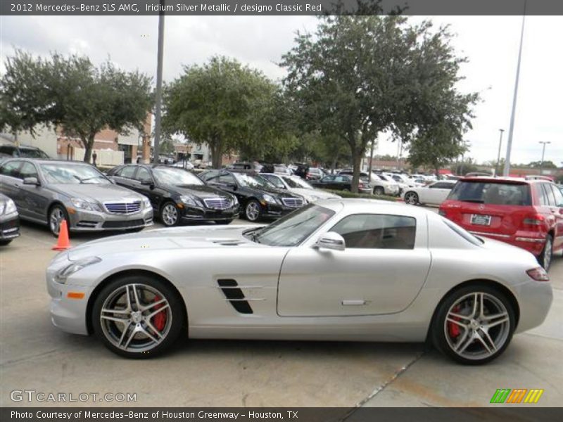 Iridium Silver Metallic / designo Classic Red 2012 Mercedes-Benz SLS AMG